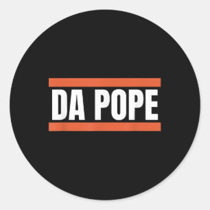 Da Pope aus Amerika Chicago Papst Leo Xiv Provost Runder Aufkleber