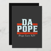 Da Pope aus Amerika Chicago Papst Leo XIV Provost Save The Date (Vorne/Hinten)