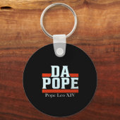Da Pope aus Amerika Chicago Papst Leo XIV Provost Schlüsselanhänger (Vorderseite)