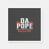 Da Pope aus Amerika Chicago Papst Leo XIV Provost Serviette (Vorderseite)