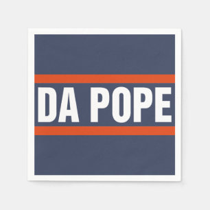 Da Pope aus Amerika Chicago Papst Leo XIV Provost Serviette
