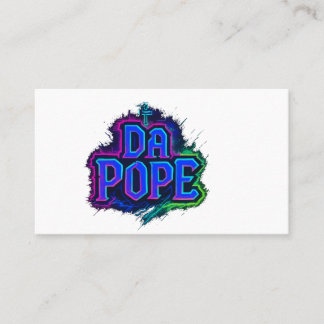 Da Pope Business Card Design Visitenkarte