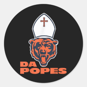 Da Pope Chicago Pope Leo Runder Aufkleber