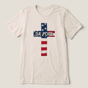 DA POPE - Erster amerikanischer Papst, Erster Meme Tri-Blend Shirt