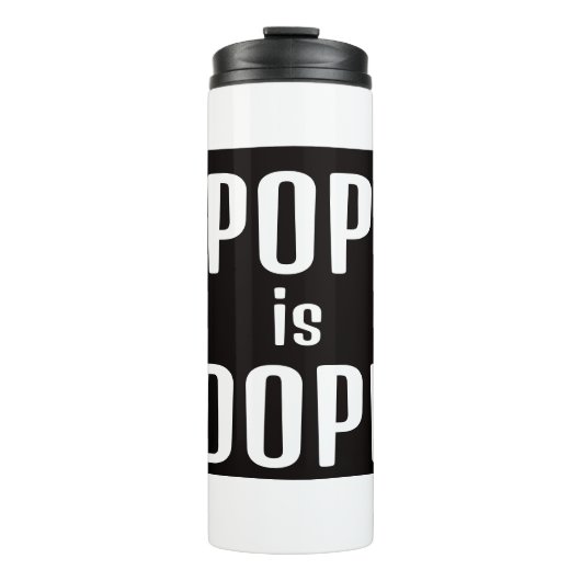 DA Pope is Dope Thermal Tumbler Thermosbecher (Vorderseite)