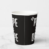 DA Pope ist Dope Papiertasse Pappbecher (Rechts)