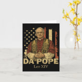 Da Pope Leo Karte (Gelbe Blume)