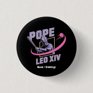 Da Pope Leo XIV Baseball Design Faith trifft Field Button