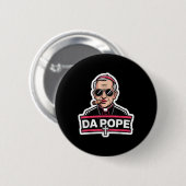 Da Pope Leo Xiv Christlich Papst Robert Prevost Fu Button (Vorne & Hinten)