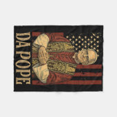 Da Pope Leo Xiv Neuer Papst Funny Spaß Männer Frau Fleecedecke (Vorderseite (Horizontal))