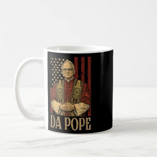 Da Pope Leo Xiv Neuer Papst Funny Spaß Männer Frau Kaffeetasse (Links)