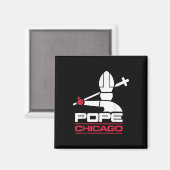 Da Pope Leo Xiv Shirt Chicago Baseball Magnet (Vorderseite/Rückseite)