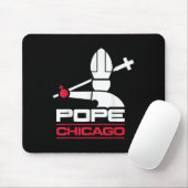 Da Pope Leo Xiv Shirt Chicago Baseball Mousepad (Mit Mouse)
