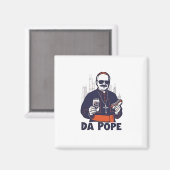 Da Pope Leo XIV Vatican 4. Juli USA Magnet (Vorderseite/Rückseite)