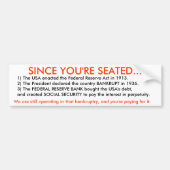 Da Sie… setzen Autoaufkleber (Vorne)