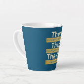 Da sind sie nicht Englisch Grammar Funny Milchtasse (Linke Ecke)