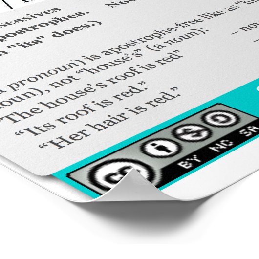 Da sind sie Poster (Ecke)