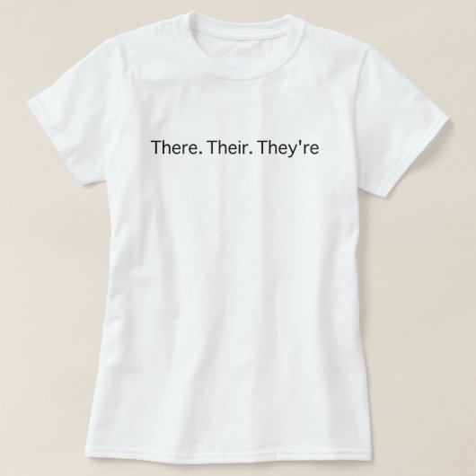 Da sind sie T-Shirt (Design vorne)