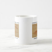 Da Vinci-Entwurf für eine Flugmaschine Kaffeetasse (Mittel)