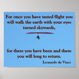 Da Vinci Flying Gedicht 🚁 ✨ Budget Special Poster