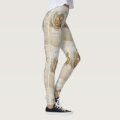 Da Vinci-Fötus-Zeichnungen Leggings (Rechts)