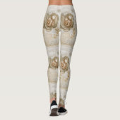 Da Vinci-Fötus-Zeichnungen Leggings (Rückseite)