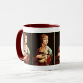 Da Vinci: Frau mit der Ermine Tasse (Vorderseite Links)