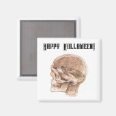 Da Vinci Halloween Science Anatomie Skull Print Magnet (Vorderseite/Rückseite)