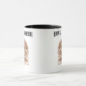 Da Vinci Halloween Science Anatomie Skull Print Tasse (Zentrum)