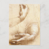 Da Vinci Hands Postcard Postkarte (Vorderseite)