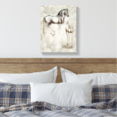Da Vinci Horse Leinwanddruck (Insitu (Schlafzimmer))