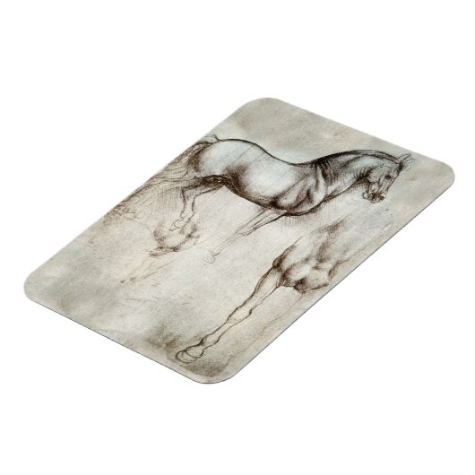 Da Vinci Horse Magnet (Linke Seite)