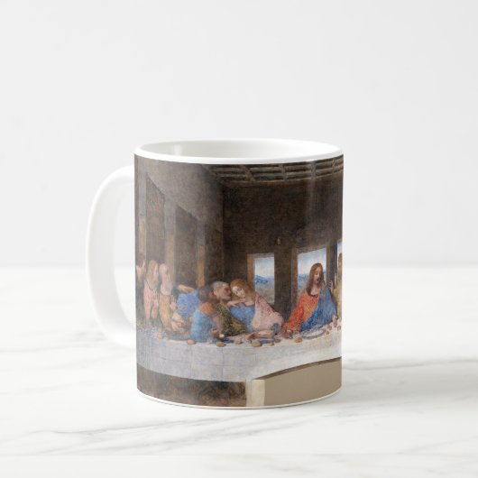 Da Vinci ist das letzte Abendessen Kaffeetasse (Vorderseite Links)