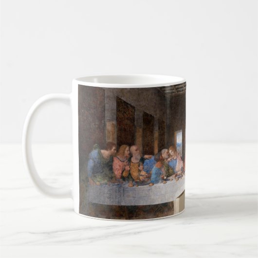 Da Vinci ist das letzte Abendessen Kaffeetasse (Links)