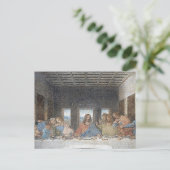 da Vinci ist das letzte Abendessen Postkarte (Stehend Vorderseite)