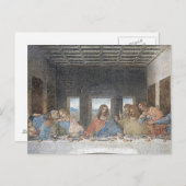 da Vinci ist das letzte Abendessen Postkarte (Vorne/Hinten)
