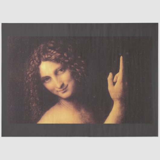 DA VINCI JOHN THE BAPTIST TISSUPAPIER SEIDENPAPIER (Vorderseite)