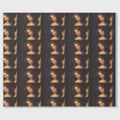 DA VINCI JOHN THE BAPTIST WRAPPING PAPER GESCHENKPAPIER (Flach)