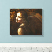 Da Vinci Jungfrau der Rocks Angel Leinwand Wrap (Insitu (Holzboden))