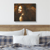 Da Vinci Jungfrau der Rocks Angel Leinwand Wrap (Insitu (Schlafzimmer))