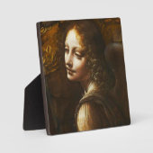 Da Vinci Jungfrau des Rocks Angel Plaque Fotoplatte (Vorderseite)