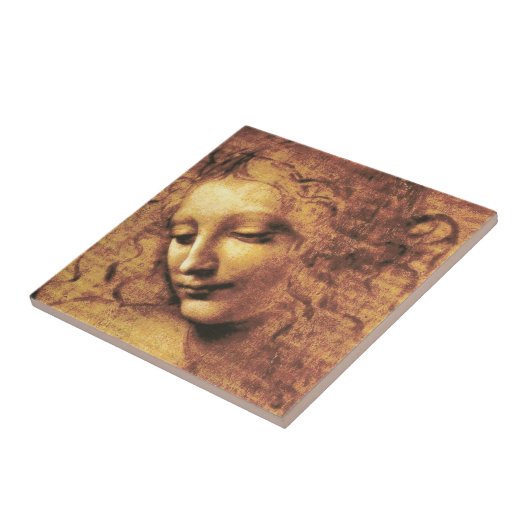 Da Vinci La Scapigliata Fliese (Seite)