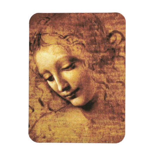 Da Vinci La Scapigliata Magnet (Vertikal)