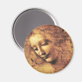 Da Vinci La Scapigliata Magnet (Vorderseite/Rückseite)