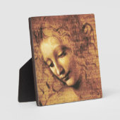 Da Vinci La Scapigliata Plaque Fotoplatte (Vorderseite)