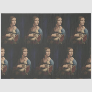 DA VINCI LADY MIT EINEM ARMINE TISSUPAPIER SEIDENPAPIER