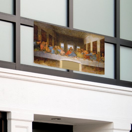 Da Vinci Last Supper Fine Art Classic Banner (Äußeres Gebäude)