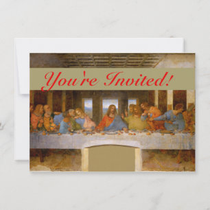 Da Vinci Last Supper Fine Art Classic Einladung