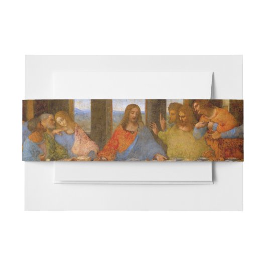 Da Vinci Last Supper Fine Art Classic Einladungsbanderole (Vorderseite Beispiel)