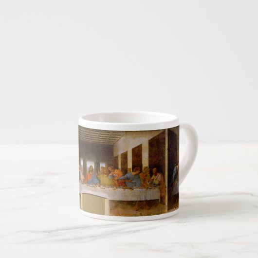 Da Vinci Last Supper Fine Art Classic Espressotasse (Vorderseite Rechts)